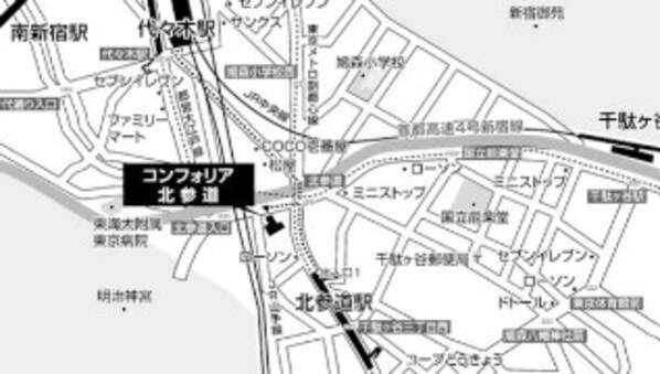 コンフォリア北参道 の物件内観写真